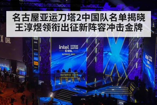 名古屋亚运刀塔2中国队名单揭晓 王淳煜领衔出征新阵容冲击金牌